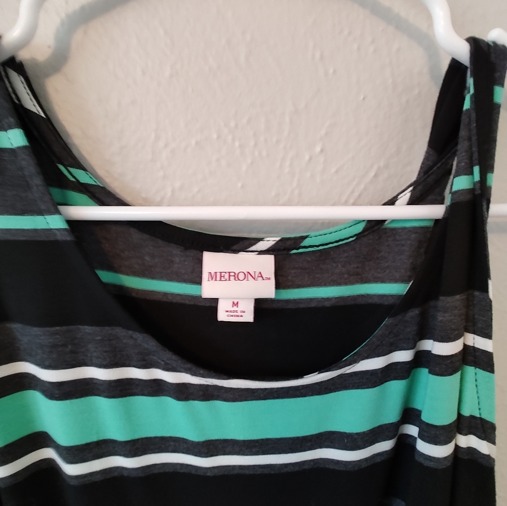 Merona Maxi Dress Sleeveless Size M